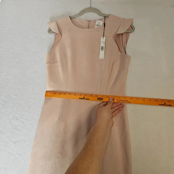 T. TAHARI  CHASSITY DRESS  SOFT PINK SIZE 10  NWT - Picture 2 of 12